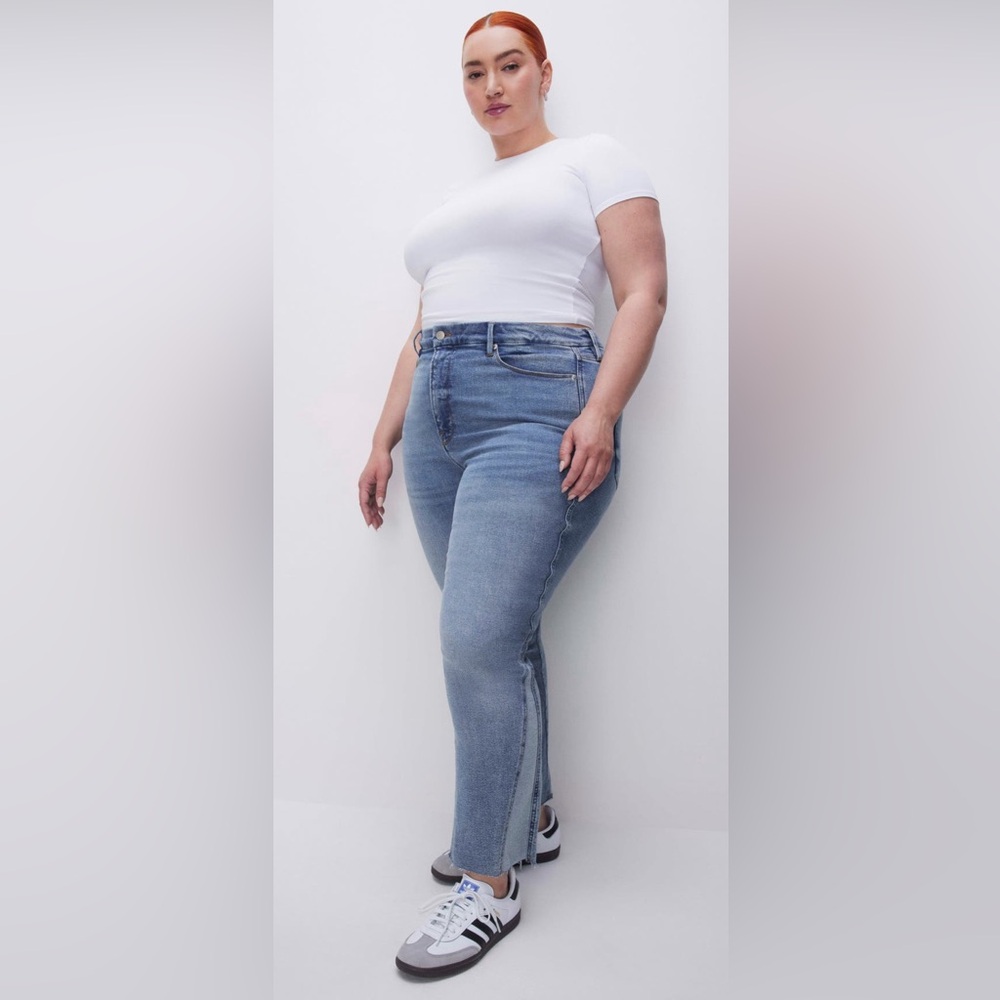 Good American Good Curve High Waist Denim Jeans, Size 16